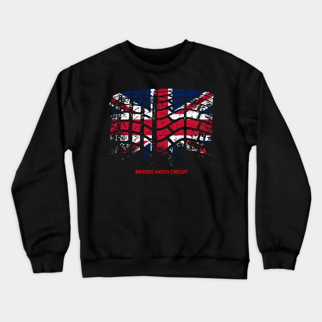 Brands Hatch Circuit Crewneck Sweatshirt by SteamboatJoe